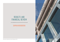 RESULTS AND FINANCIAL REVIEW