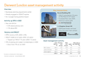 Derwent London asset management activity